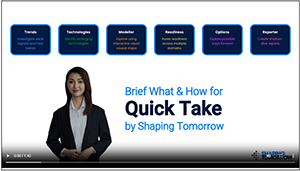 Shaping Tomorrow Quick Take